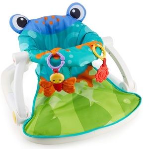 Fisher-Price Portable Baby Chair Sit-Me-Up Floor Seat with BPA-Free Teether